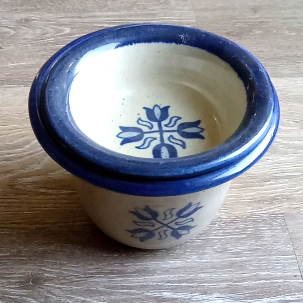 Brinker Crock Stoneware Dip Bowl with Crock